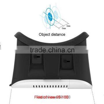 Newest Factory Price VR Box Portable 3D Glasses Virtual Reality VR BOX with Bluetooth Remote