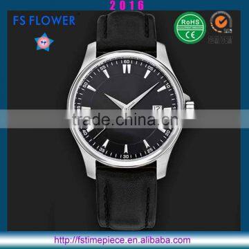 FS FLOWER - Simple Watch Case Quartz Watch Stainless Steel Case Japan Miyota 2115 Movement Watch