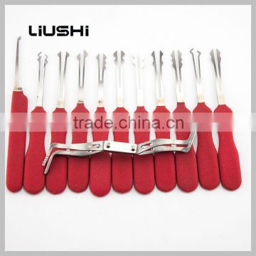 12 pcs HUK Auto stainless Scissors handssors Car Lock Opener for locksmith tools Lock Pick