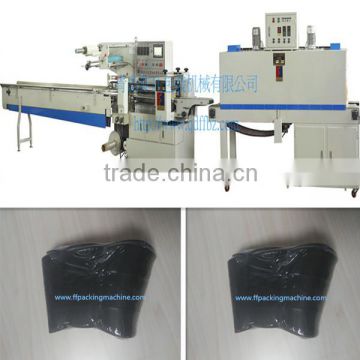 Servo Motor Control Automatic Motor Tyre Shrink Packing Machine