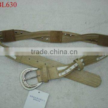 braided belt with leather bulk manufacturer