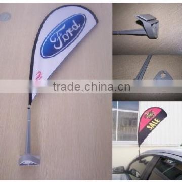 Cheap!Hot Sale Popular High Quality Advertising Promotional Use Teardrop Mini Car Flag Banner