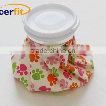 cooling fabric ice pack with small flower printing for cold therapy