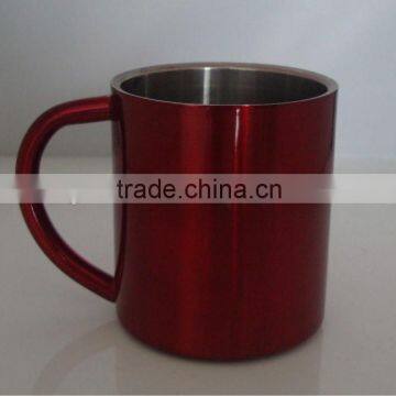 double wall stainless steel abs mug with handle FDA APPROVED