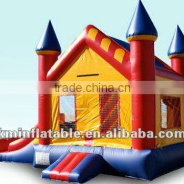 mini inflatable castle slide combo