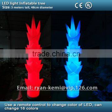 Party decoration LED light Inflatable tree LED lighting Inflatable bamboo shoot decorative Inflatable pillar flower