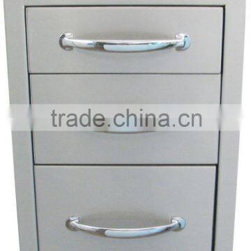 Icegreen Office Use Stainless Steel Storage Cabinet With Flush Triple Access Drawer photo-2