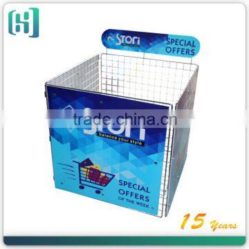 supermarket special offer promotion product table display stand HSX-S0027