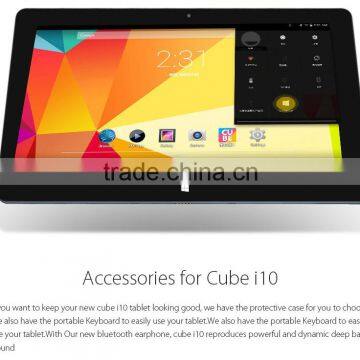 10.6 Inch Dual Boot Windows10 Android 4.4 Tablet pc CUBE I10 photo-2
