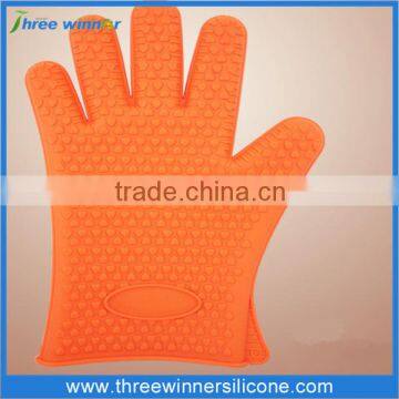 Colorful silicone oven gloves heat resistant silicone cooking gloves