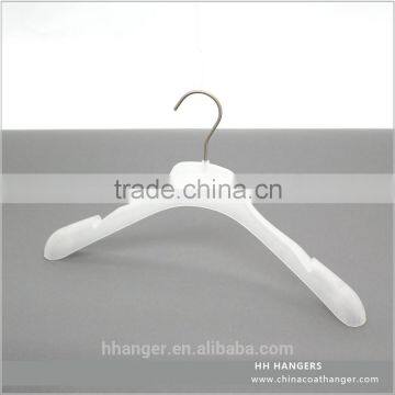 HH White Round Shoulder 17" Adult Man Woman Top Jacket Cloth Plastic Hangers photo-2