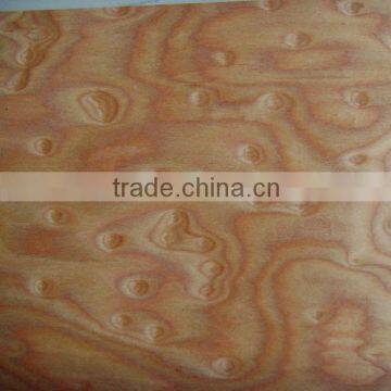 970 Decorative Brown Cat's Eye Engineered Veneer for Modern Door Design