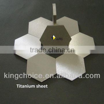 Titanium hexagon Gr2