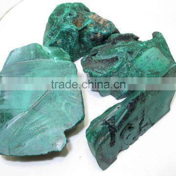 Natural Malachite Rough Gemstone Also Called Kidney Stone