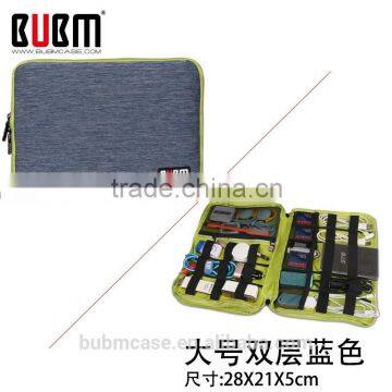 WHOLESALE BUBM Nylon Cable Organizer Case Headphones Usb Organiser Bag photo-5