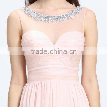 Light Pink Big Size Women Dress Evening Dress Long photo-6