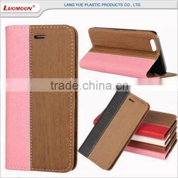 Color Matching Card Holder pu Leather Phone Case Cover for Huawei Mate 8 p9 Plus photo-2