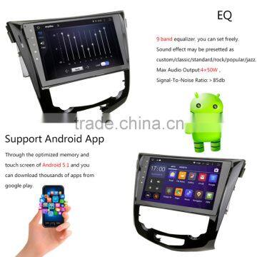 Android 5.1.1 Car PC GPS for Nissan X-Trail Qashqai 2014 2015 3G Wifi BT SD Navigation Radio RDS Stereo System