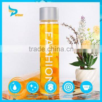 Heat-resistant borosilicate custom glass voss water bottle drinking bottle