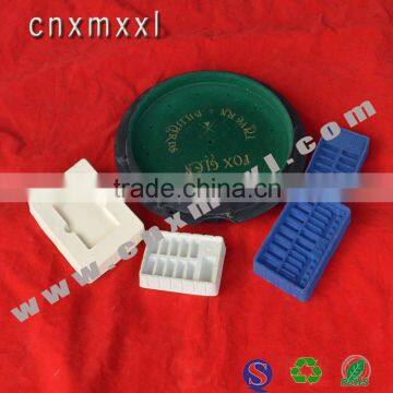 custom color.size.logo.flocked plastic blister tray