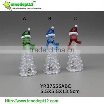 China Christmas Ornament Supplies Acrylic Christmas Tree Led Lamp of Christmas Decoration