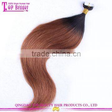 Factory Wholesale Price New Arrival Tape In Human Hair Extension Healthy Beautiful Ombre Remy Tape Hair Extension photo-4