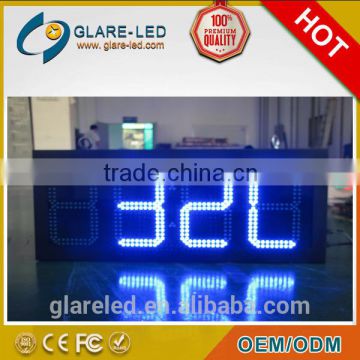 LED time and temp display advertising LED screen