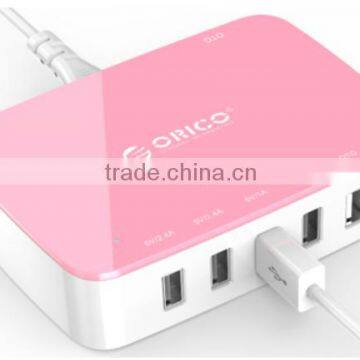 new! multi function phone charger with OTG port, 5 port USB charger OTG port read flash disk