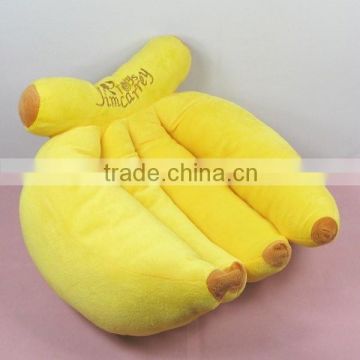 banana colourful cute soft home pet cushion sugar pet plush cushion, sugar pet plush cushion