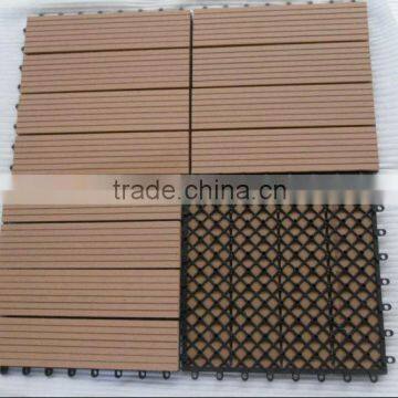 Durable, eco and easy to install- cheap plastic wood composite wpc exterior tiles!