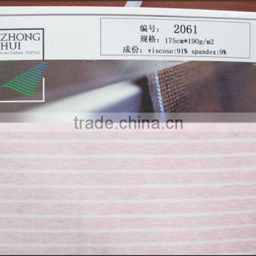 50s stripped viscose spandex jersey 175cm*190g/m2 for garments ZH2061