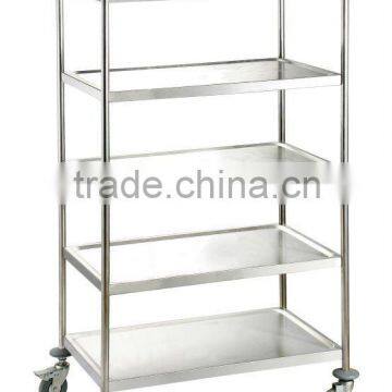 5 Tiers Stainless Steel Kitchen Trolley