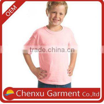 kids fashion t-shirts wholesale kids plain pink t-shirts 100% cotton 160gsm kids clothes t shirt baby boy pictures of the summer