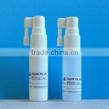 20ml 0.7oz Long Thin Tall Plastic HDPE Oral Spray Bottle with Rotatable Rod