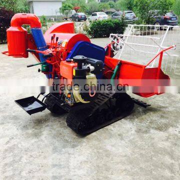 TRIANGULAR CRAWLER-TYPE COMBINE HARVESTER 4LZ-0.8/mini combine harvester/rice harvester