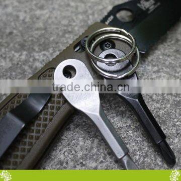 Slotted&Phillips Screwdrivers Survival Hand Tools,Latest Design Key Screwdriver Set, Outdoor Pocket Screwdriver Set for Camping photo-4