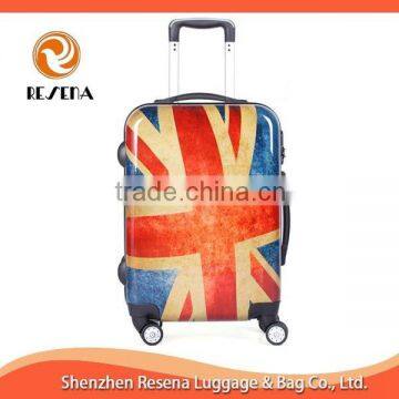 Britain flag Rectangle Round Suitcase