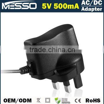 5V 500mA AC DC Adapter 100-240V 50-60Hz AC Adapter 5V 500mA Swithcing Power Supply 5V 500mA AC Adapter photo-2