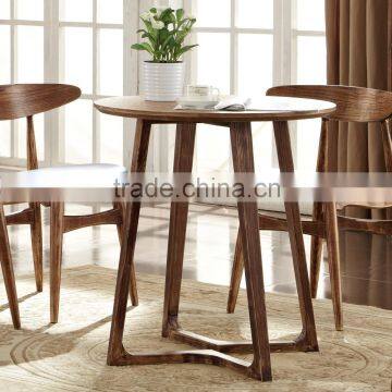 Leisure Vintage round wood leg table/wood dining table/wood coffee table