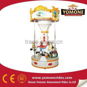 Ourdoor & Indoor Children Amusement Park Rides 3 Seats Mini Carousel