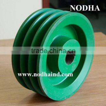 Paint coating pulleys, paint V belt pulleys, cast iron pulley groove three C212 sheave