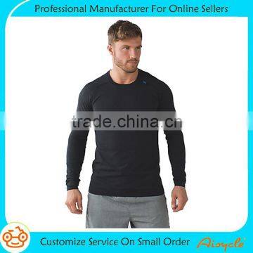 Men's quaick dry custom printing tight gym clothing t shirts