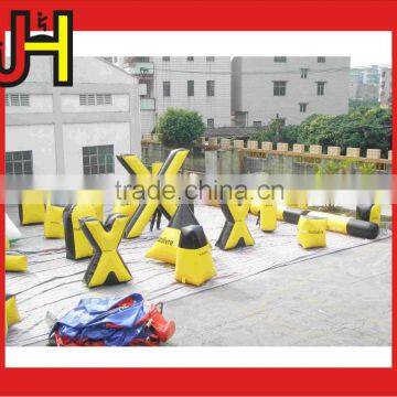 High Quality Laser Tag Game Inflatable Paintball Air Bunkers For Amusement