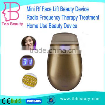 Hot selling intelligent mini rf fractional best home rf skin tightening face lifting machine with USB for sale