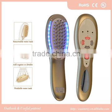 2017 New pruduct electric rolling ball liquid-out hair growth massage comb