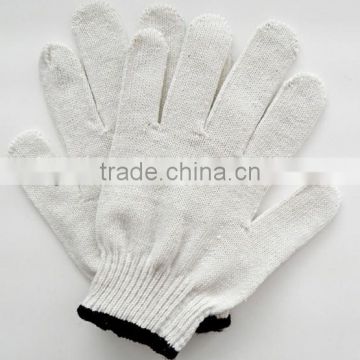 high quality 40g raw white industry cotton working gloves