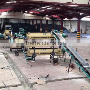 2-20 ton/h coal briquette making production line