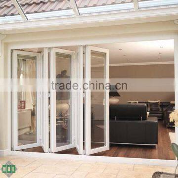 Bi-Fold Door, 5 sash, uPVC white color