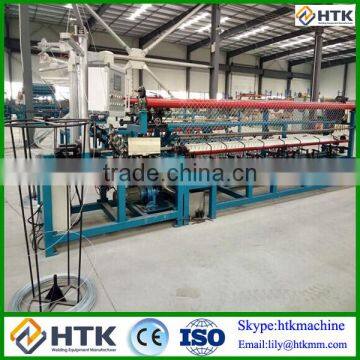 HTK Factory Automatic Wire Mesh Machine Chain Link Fencing Machine photo-6
