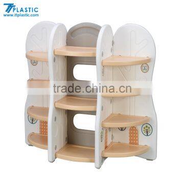 Bookcase Furniture the Cute Children's Plastic Bookcase and Storage Rack Shelf photo-6